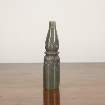 Lot 334 - Mughal hookah mouthpiece Indian, with carved...