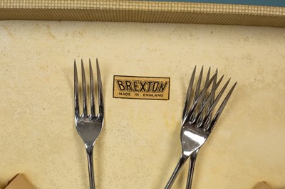 Lot 184 - A vintage picnic set with a fitted interior