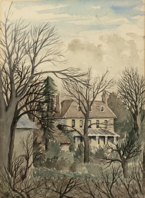 Lot 302 - George Bissill (1896-1973) House through the...