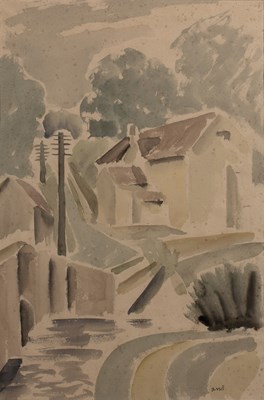 Lot 105 - George Bissill (1896-1973) Bibury signed...