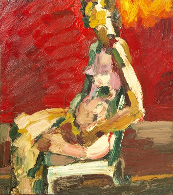 Lot 391 - George Rowlett (b.1941) Marion Profile Nude,...