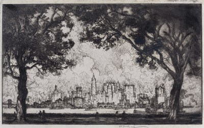 Lot 86 - Joseph Pennell (1855/60-1926) 'New York from...