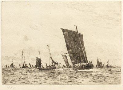 Lot 88 - William Lionel Wyllie (1851-1931) Fishing...