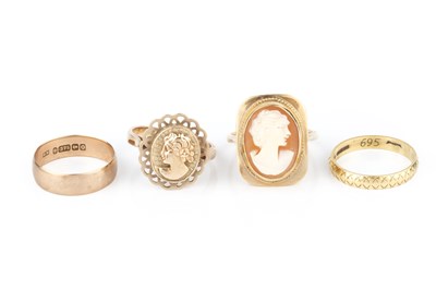 Lot 230 - A collection of rings, comprising an 18ct gold...