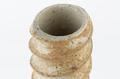 Lot 642 - Alan Wallwork (1931-2019) Spiral vase incised...