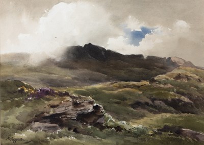 Lot 581 - Wycliffe Egginton (1875-1951) Hillside with...