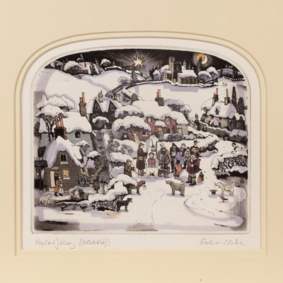 Lot 131 - Graham Clarke (b.1941) Realm of Glory etching...