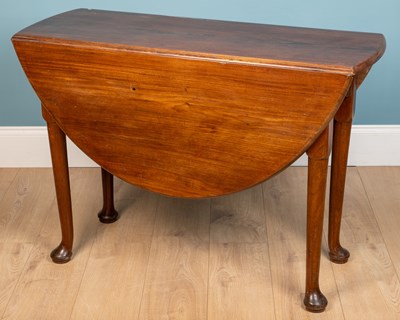 Lot 275 - An 18th century mahogany gateleg table, 122cm...