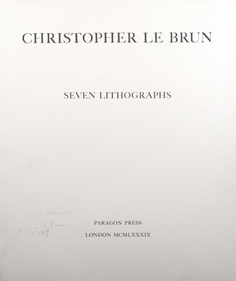 Lot 27 - Christopher Le Brun (b.1951) Seven Lithographs,...