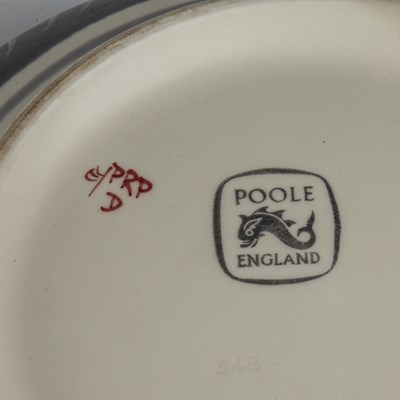 Lot 863 - Poole Pottery Freeform bowl 25cm diameter; and...