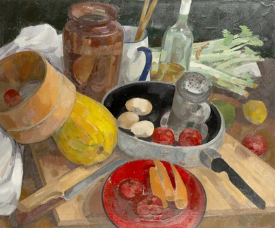 Lot 294 - Henry Collins (1910-1994) Still Life with...