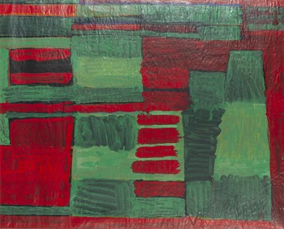 Lot 246 - Frank Beanland (1936-2019) Green and Red...