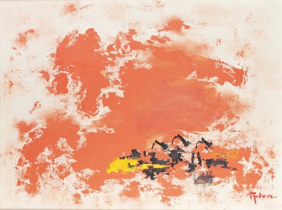 Lot 243 - Siegfried Alva (1901-1973) Red, Black, and...