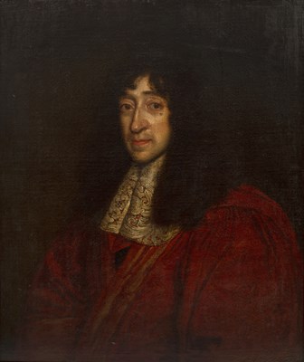 Lot 334 - Circle of John Riley (1646-1691) Portrait of a...