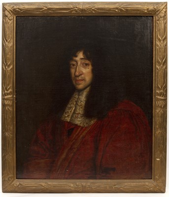 Lot 334 - Circle of John Riley (1646-1691) Portrait of a...