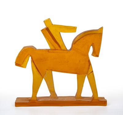 Lot 842 - Richard Cermak (b.1961) A large art glass...