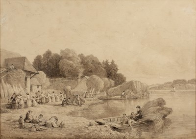 Lot 396 - Edward Duncan (1803-1882) 'Rod Stripping on...