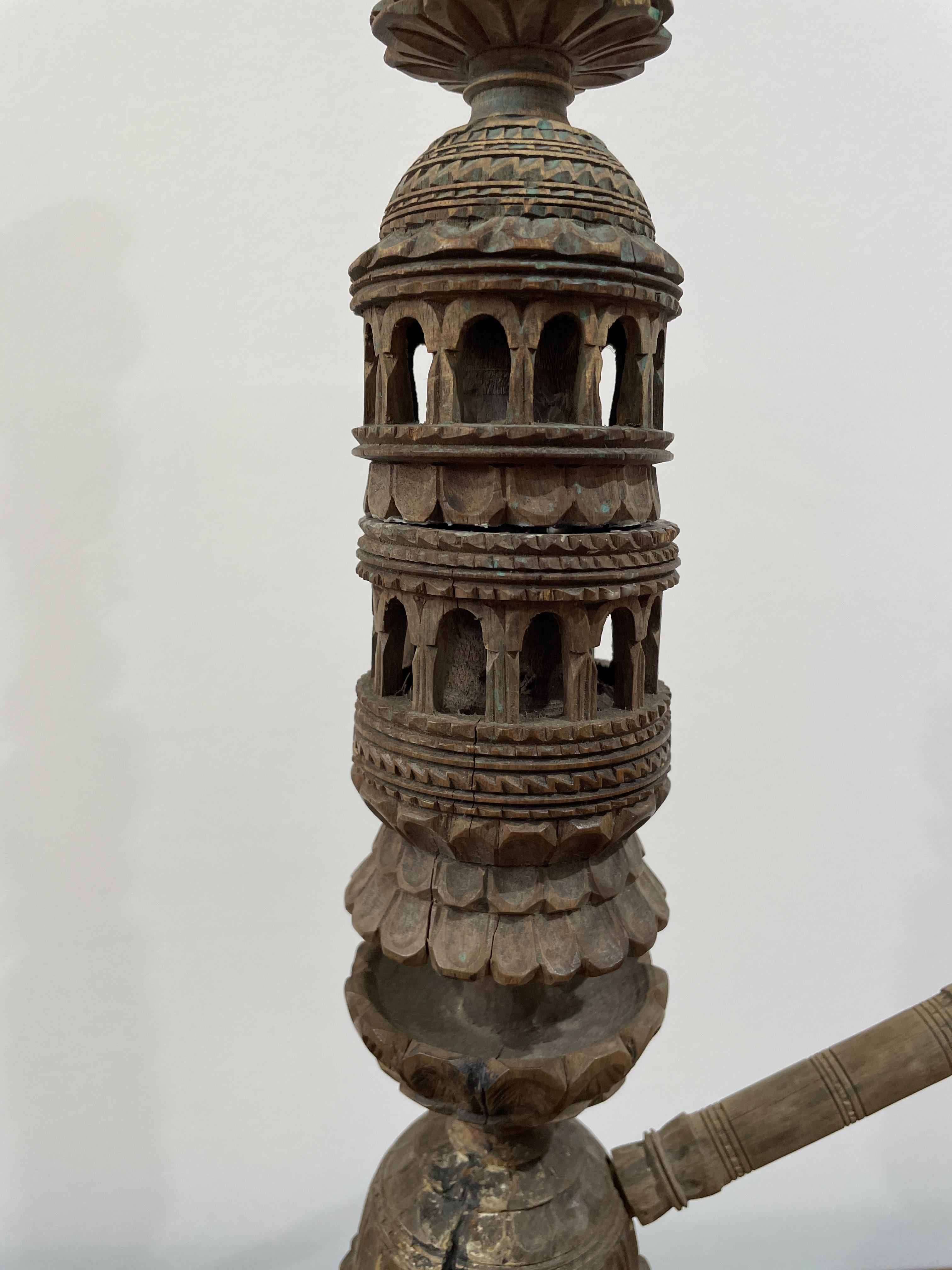 Lot 281 - Large Hookah Turkish or Syrian, with a cut