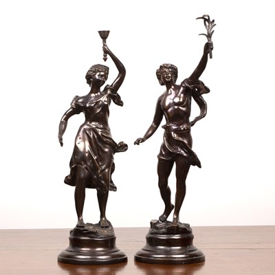 Lot 50 - After Victor Rousseau (1865-1954) bronze,...