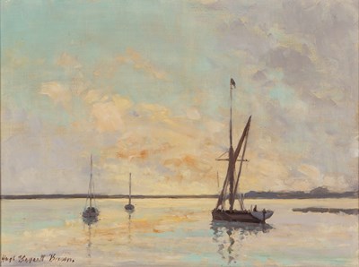 Lot 432 - Hugh Boycott-Brown (1909-1990) Sunset Harbour,...