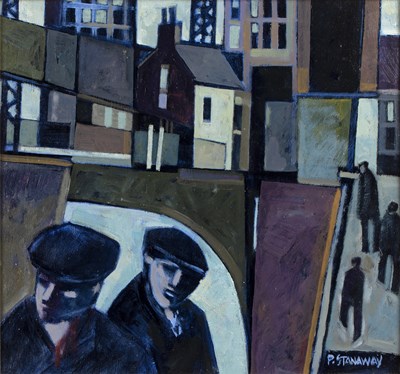 Lot 167 - Peter Stanaway (b.1943)  'Canal Birmingham',...