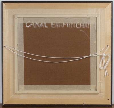 Lot 167 - Peter Stanaway (b.1943) 'Canal Birmingham',...