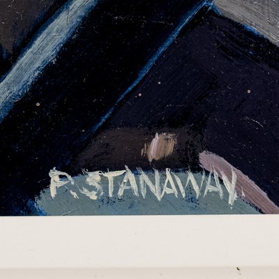 Lot 168 - Peter Stanaway (b.1943) 'Black Country Canal',...