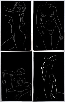 Lot 140 - Eric Gill (1882-1940) Two pairs of female...