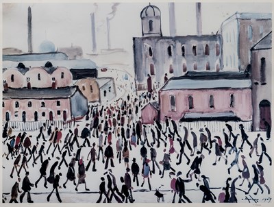 Lot 68 - After Laurence Stephen Lowry (1887-1976) Going...