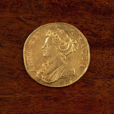 Lot 323 - (Coin) Queen Anne gold two guineas 1709