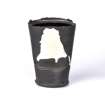 Lot 672 - Dan Kelly (b.1953) Vessel stoneware, with...