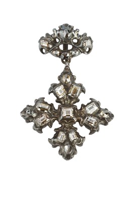 Lot 164 - A diamond pendant, possibly 17th century,...