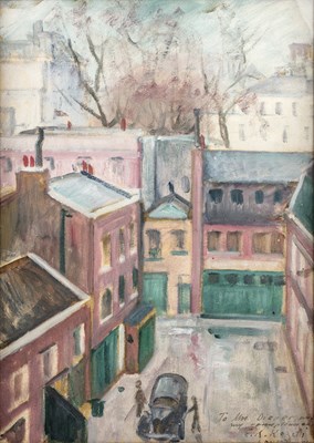 Lot 184 - Elemér Kézdi-Kovács (1898-1976) Street Scene,...