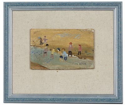 Lot 460 - Fred Yates (1922-2008) Children Playing on the...