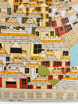 Lot 272 - Bryan Pearce (1929-2006) St Ives from Barnoon,...