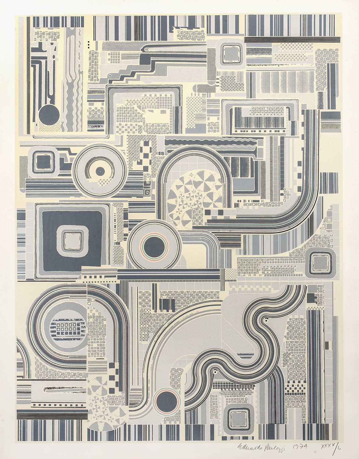 Lot 80 - Eduardo Paolozzi (1924-2005) Untitled Grey,...