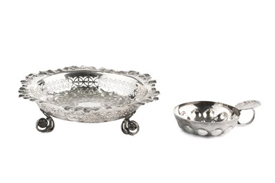 Lot 499 - A late Victorian silver dish, embossed and...