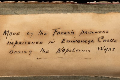 Lot 300 - A Napoleonic prisoner of war games box