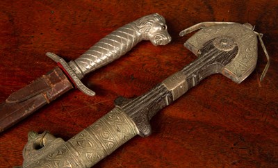 Lot 322 - A middle eastern dagger and a further dagger...