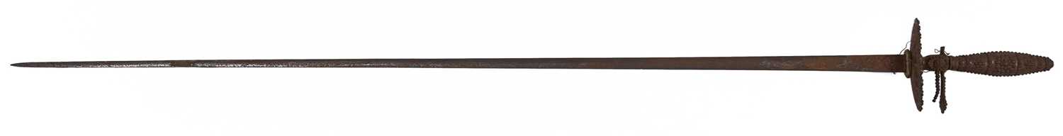 Lot 323 - An antique Italian court sword, 101cm long