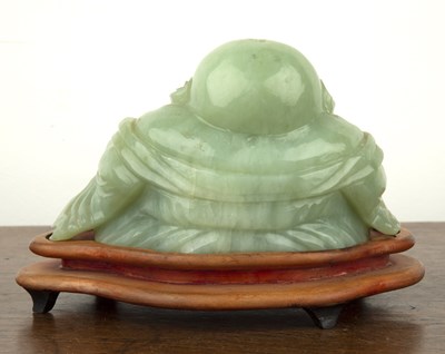 Lot 423 - Carved jade figure of Ho Tei Chinese, 20th...