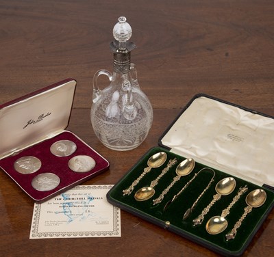 Lot 217 - Collection of miscellaneous silver items...