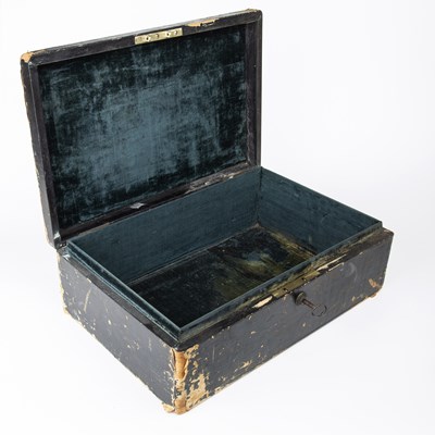 Lot 97 - A mid 19th century black leather bound...