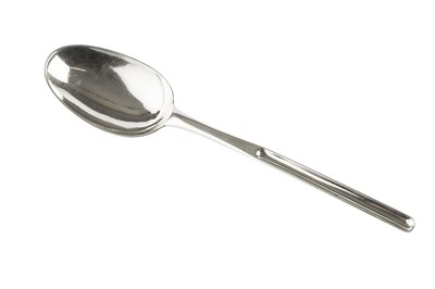 Lot 537 - A Queen Anne silver marrow spoon, the rat-tail...