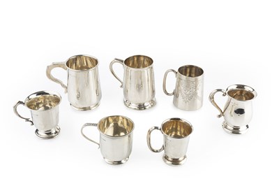 Lot 544 - An Edwardian silver christening mug, of...