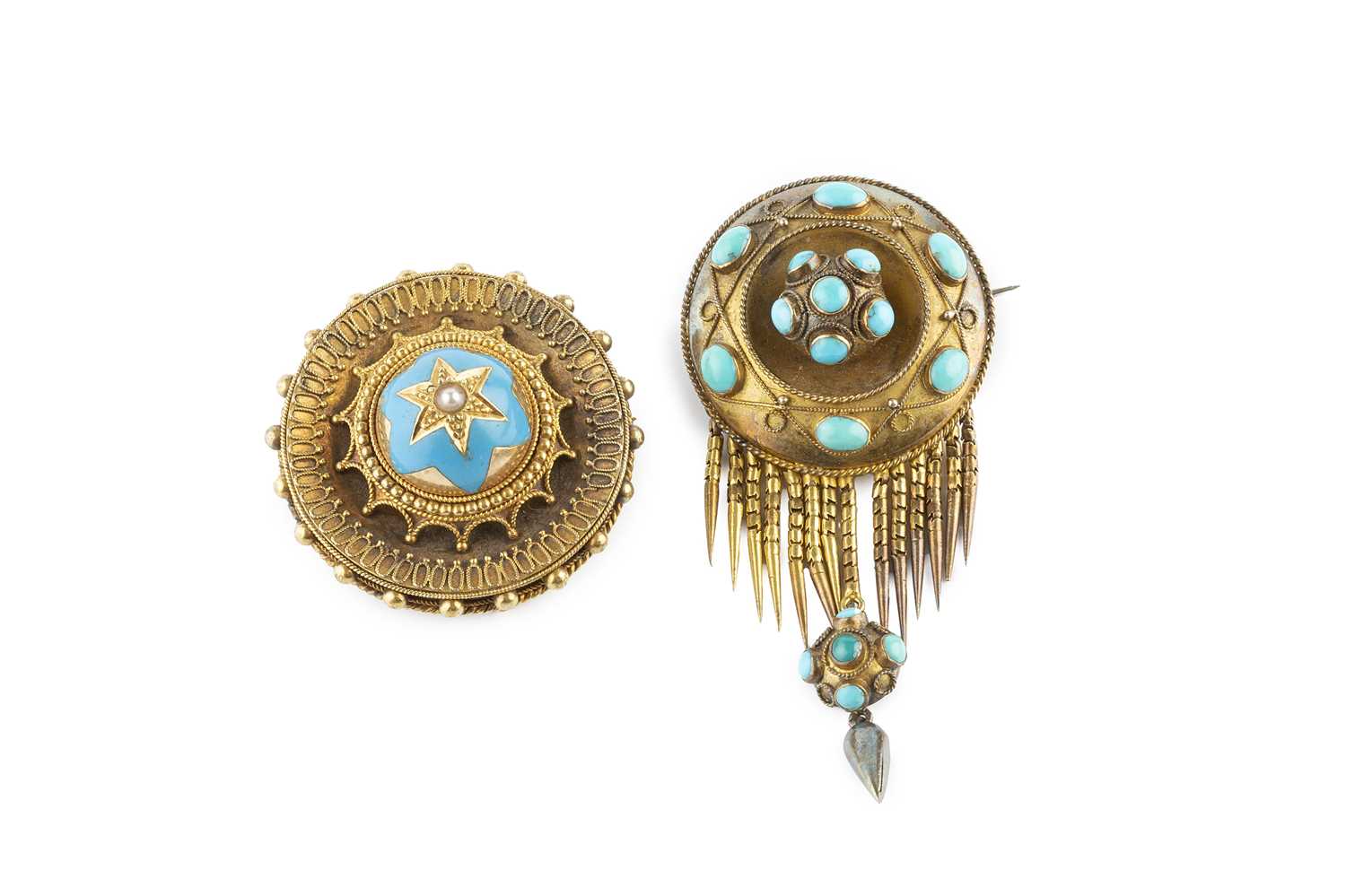 Lot 29 - Two Victorian Archaeological Revival panel...