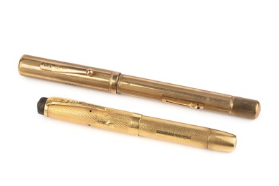 Lot 505 - An 18ct gold fountain pen, by De La Rue Ltd,...