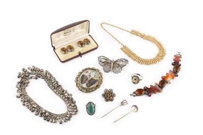 Lot 272 - A collection of antique and later jewellery,...