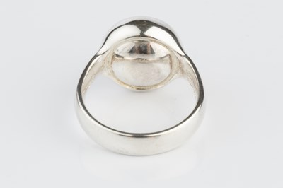 Lot 151 - A silver and onyx 'Sphere' bangle and ring...
