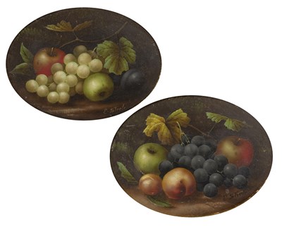 Lot 321 - Edwin Steele (1861-1933) Still lifes - grapes,...